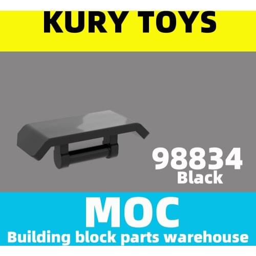 Kury Toys DIY MOC For 98834 100pcs Building block parts For Vehicle, Spoiler 2 x 4 with Bar Handle