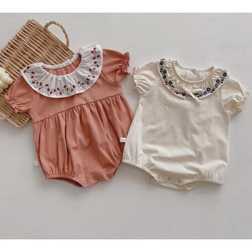 Summer Baby Girl Jumpsuits 0-24M Cartoon Newborn Baby Girl Romper Infant Sunsuit Summer children Clothes Outfits onesie