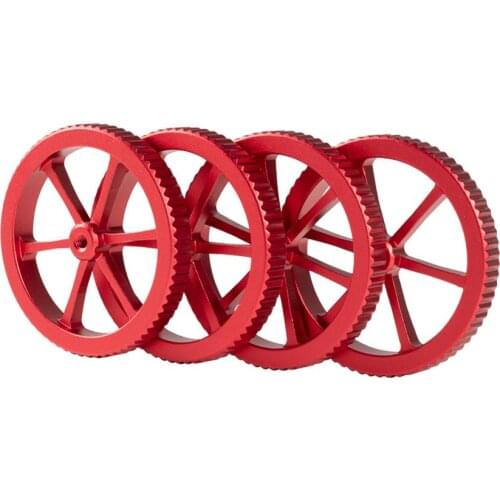 CREALITY 3D Printer Official Accessories 4Pcs New Large Size Big Red Hand Twist Upgraded Leveling Nut For CREALITY 3D Printer
