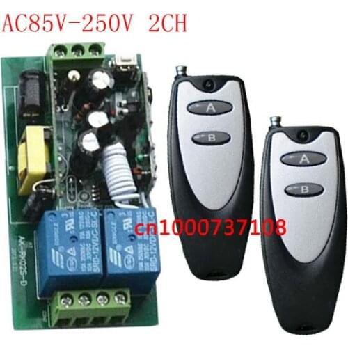 AC110V 220V 250V 2CH Long Distance Remote Switch,Radio Controller/Transmitter & Receiver,electrical switch Power switch