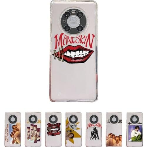 Maneskin Phone Case Transparent For Huawei enjoy 20 10 9 8 7 S SE E C Z pro plus lite Soft TPU Clear Mobile bags