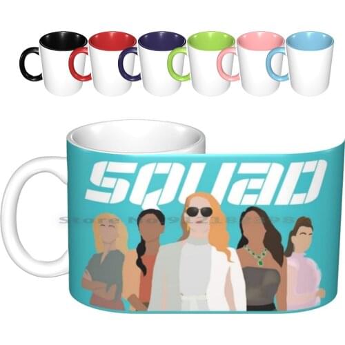 The Unsual Suspects ( 2021 )-Squad W Ceramic Mugs Coffee Cups Milk Tea Mug The Unusual Suspects Miranda Otto Australia Comedy