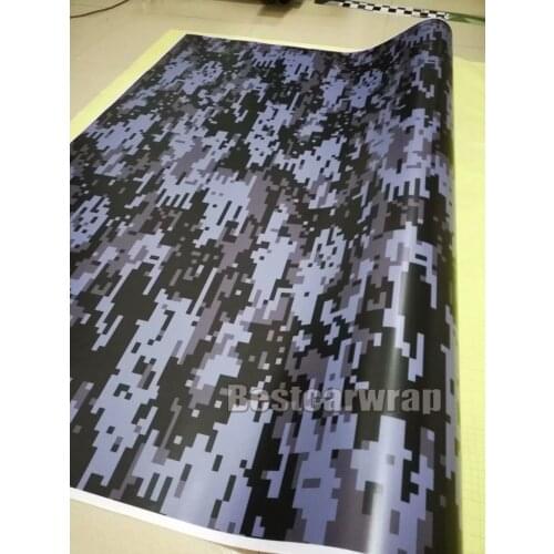 Ubran digital black gray Camouflage Vinyl Wrap Car wrap Camo Covering sticker foil With Air bubble Free PROTWRAPS size1.52x30m