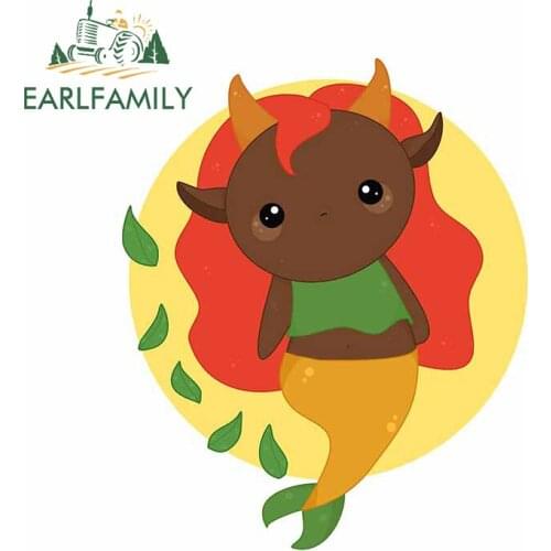 EARLFAMILY 13cm x 10.6cm For Simple Capricorn Creative Car Sticker Vinyl Decal Waterproof Sunscreen Occlusion Scratch