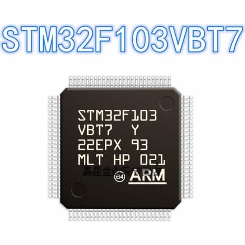 1PCS 100% new original authentic STM32F103VBT7 QFP-100 32F103VBT7 QFP100 32-bit microcontroller