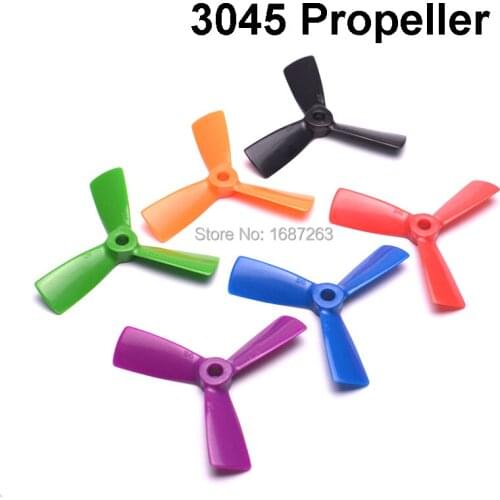 10 pairs 3045 Propeller 3-blade CW CCW For DIY 130 150 Racing Quadcopter Mini Drones