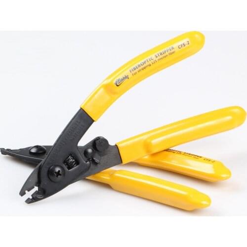10PCs CFS-2 dual-port Fibre Stripper CFS-2 165mm pliers strippers Miller optical fiber stripping pliers FTTH cold crimping Tools