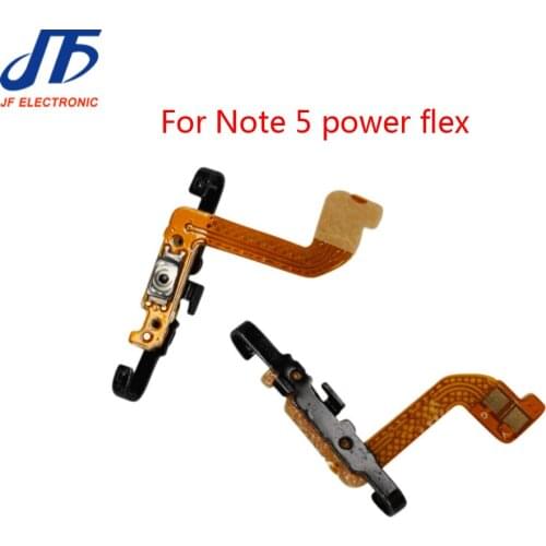10pcs/lot Power Switch Button Flex Cable Ribbon for Samsung Galaxy Note 5 N920 New Power Mute