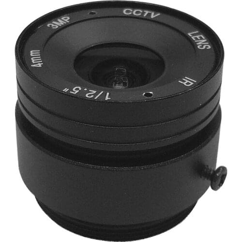 3.0MP HD 4mm 1/2.5" F1.4 CS Mount 3.0 Mega pixels Fixed CS Lens for CCTV Surveillance Security IP Camera