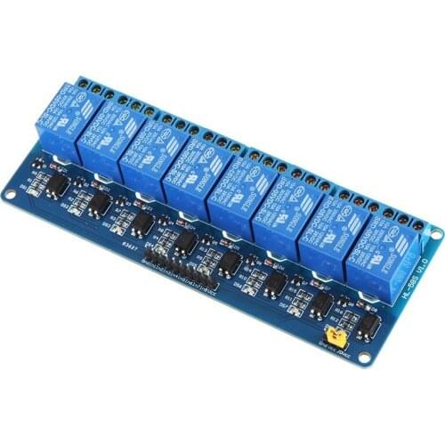 5V Active Low 8 Channel Relay Module Board for PIC AVR MCU DSP ARM