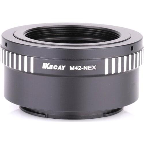KECAY Camera Lens Mount Adapter Ring M42-NEX for M42 Lens and SONY NEX E Mount Body for NEX3 NEX5 NEX5N NEX7 Lens Mount Adapter