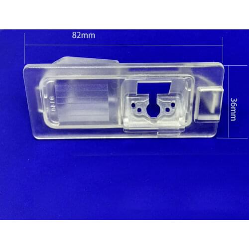 ANSHILONG Car License Plate Light Rear View Cameras Shell for Fiat 500 500C 500S Abarth