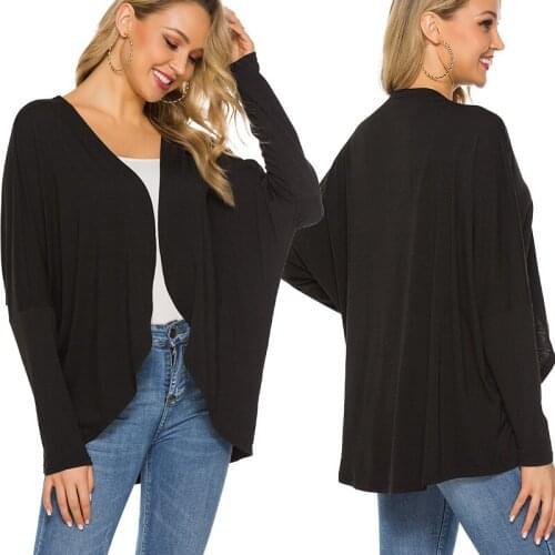 Tops Blouse Womens New Fashion Casual Long Sleeve Blouse Shoulder Slip Irregular Hem Lightweight Loose Blouse