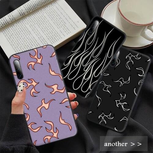 Flame Fire Pattern Phone Case For Redmi S2 4X 5 5A Plus 6 6A 7 7A 8 8A 9 9A Silicone Cover