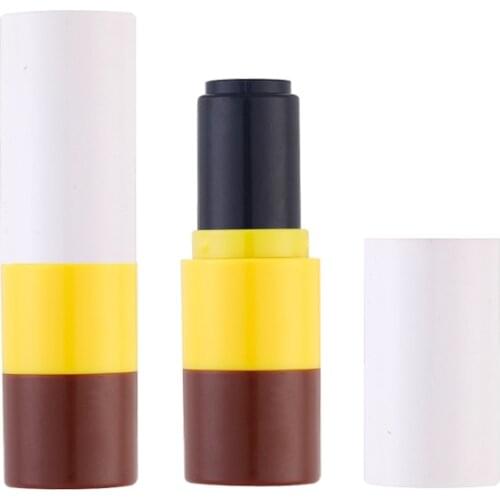 Colors Lip Balm Containers Lipstick tube Round Weighting Empty Plastic Lipstick Tube Refillable Bottles
