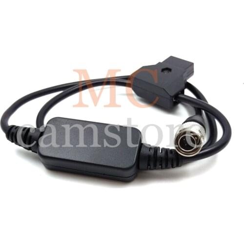 DC12V D-tap to Hirose 4pin Power Cable for ZOOM F4 F8 Sound Device 633 644 688 Zaxcom Sound Recorder Power Cable