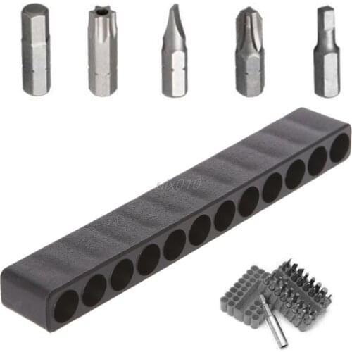 Screwdriver Hole 10/12 Holes Hex Shank Bit Holder Plastic Head Storage Case Tool S09 Wholesale&DropShip
