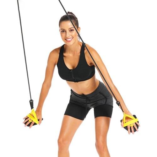 Fitness Resistance Bands Swimming Arm Strength Trainer Pilates Stretch Pull Rope Tubes For Outdoor Gym Muscle Training