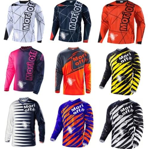 Long sleeve cross-country speed cycling jersey downhill mountain mtb BMX DH Quick-drying breathable sports Pro motocross jersey