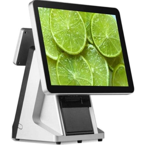Hot selling point of sale system 15inch capacitive touch screen pos machine for supermarket
