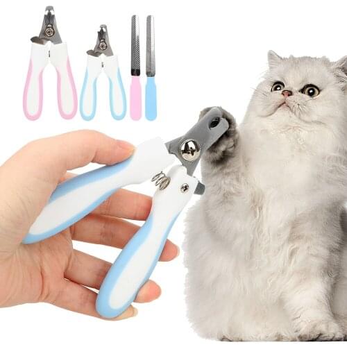 Pet Toe Care Dog Puppy Nail Clipper Cutter Portable Scissors Trim Nails Stainless Steel Dogs Cats Claw Nail Clippers