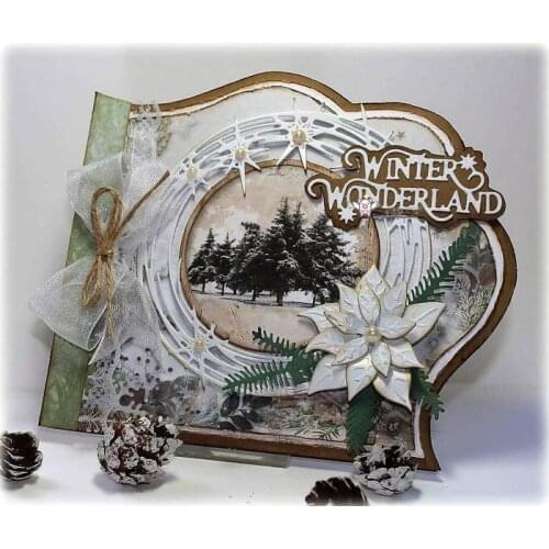 Mmao Crafts Metal Steel Cutting Dies New Star letter ring Stencil For DIY Scrapbooking Paper/photo Cards Embossing Dies