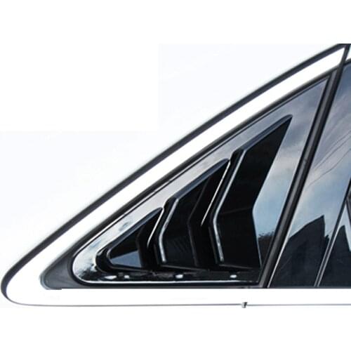 For Audi A3 8V 2014-2019 Side Rear Window Scoop Louver Shutter Sticker Cover Trim Car Styling