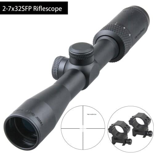 Matiz 2-7x32 Black Riflescope Fully-multi Coating Rifle Sight 2-7x Magnification Tactical Optical Rifle Scope