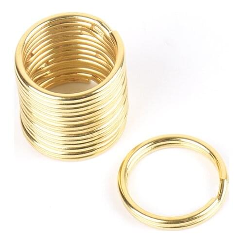 Various Size Solid Brass Keyring, metal brass keychain