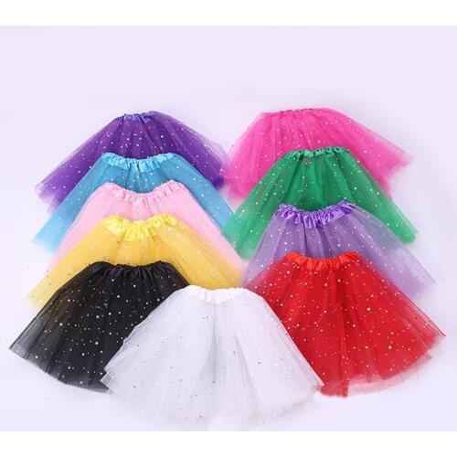 Star Baby Girl Pink Tutu Skirt Kids Princess Girls Skirt Ball Gown Pettiskirts Birthday Party Kawaii Skirts Party Holiday Gift
