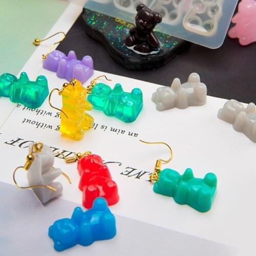 Crystal Epoxy Resin Mold Candy Pendant Casting Silicone Mould DIY Crafts Jewelry Making Tools