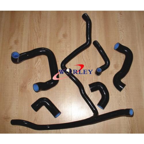 SILICONE RADIATOR&HEATER BLACK HOSE KIT for BMW E30 M20 320i/325i 1989 1990 1991 1992