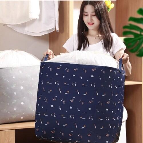 Clothes Storage Bag Folding Closet Organizer Pillow Quilt Package Bag Laundry Baskets Luggage Storage Bags