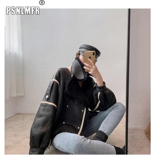 Женские зимние кожаные куртки TOPINEUP China At AliExpress