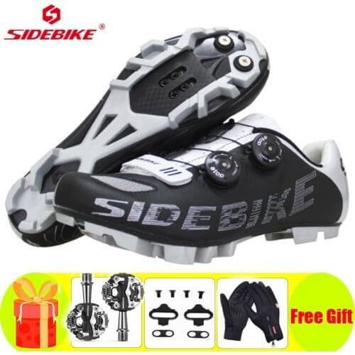SIDEBIKE Cycling Shoes Sapatilha Ciclismo Mtb Breathable Men Mountain Bike Non-slip Buckle Sneakers Bicycle Bicicleta Carretera