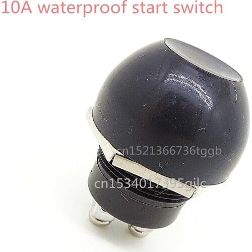 Waterproof ignition start button Imported motor yacht Start a conversion switch 12V-24V 10A-20A Switch Instant One key Horn swit