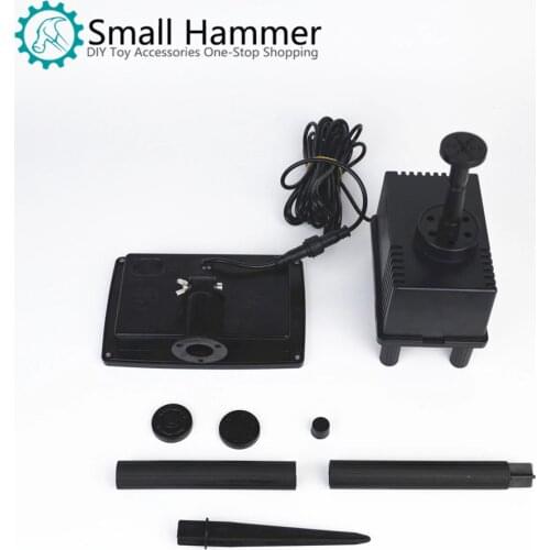 7v Solar Powered Fountain Water Pump for Garden Pond Pool Fish Tank Landscape Pool Garden Solar Power Decorative Fountain