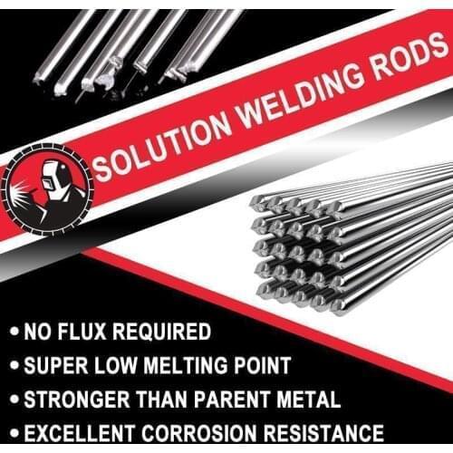 10-100 PCS No Need Solder Powder Aluminum Welding Rod 1.6/2MM Brazing Low Temperature Solder Soldering Rod Dropshipping