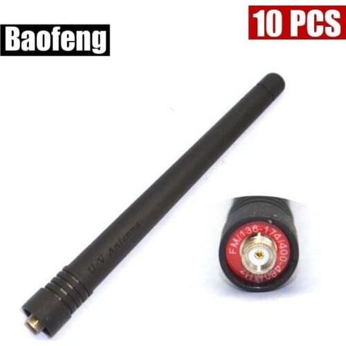 10PCS Original BAOFENG 136-174/400-480Mhz SMA-Female Antenna For Baofeng UV-5R 5RA/B/C/D/E/G/E UV-B5 UV-B6 Radio