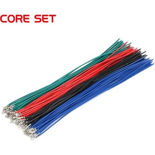100pcs/lot KF2510 Line Single Head Spring Electronic Wire Connecting Line 20CM 24AWG KF2510 Terminal Cable