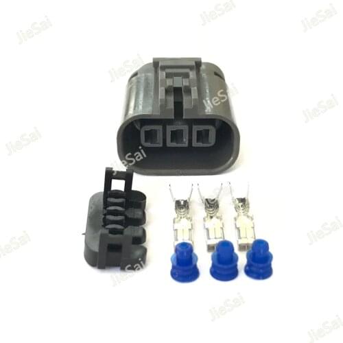 3 Pin 7223-1834-40 Automotive Ignition Coil Female Plug O2 Oxygen Sensor Connector For Nissan