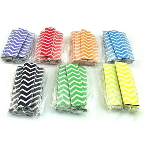 500pcs/lot Fast Shipping Newest Crisp line Popsicle Holders Pop Ice Sleeves Freezer Pop Holders 15x4cm