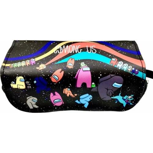 AmongUs pencil case high quality 1 pcs New cartoon nylon pencil bag children school supplies stationery