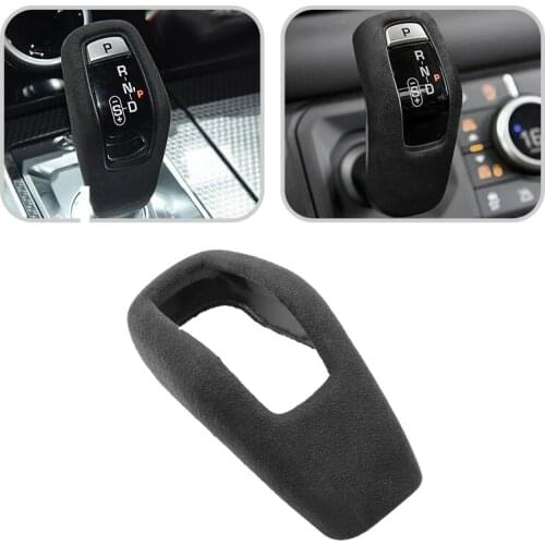 Car Alcantara Style Gear Shift Knob Cover Trim for Land Rover Defender 2020 2021