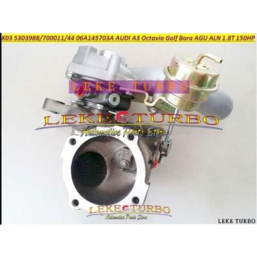 Free Ship Turbocharger K03 53039880011 53039880044 06A145703A Turbo For AUDI A3 1.8L For SKODA Octavia VW Golf Bora AGU ALN 1.8T