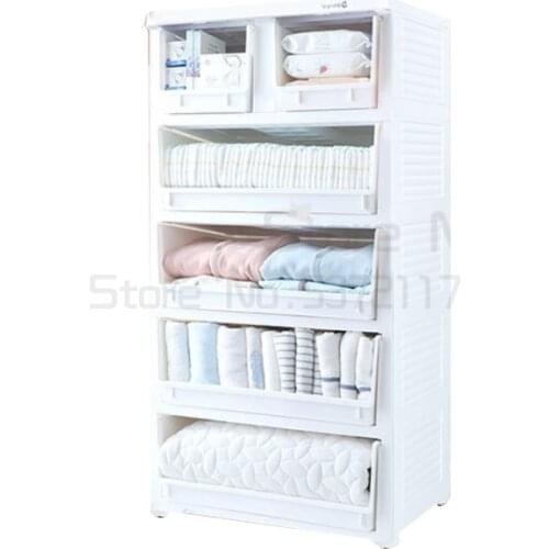 Baby drawer storage cabinet childrens wardrobe plastic cartoon storage cabinet baby chest of drawers