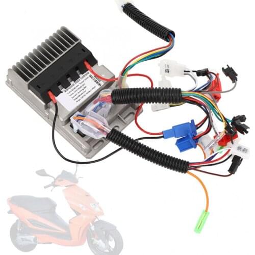 Electric Motorcycle 36V 48V 60V 72V 500W Brushless Controller Electric Vehicle Bike Bicycle 3 Modes Sine Waves Speed Controller