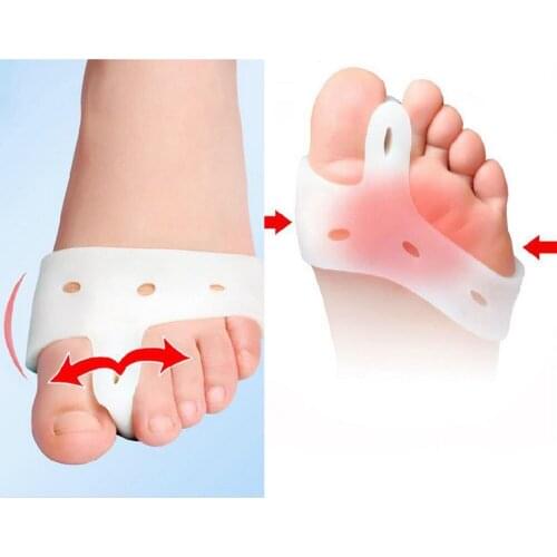 Hot Sale Silicone Gel Foot Toe Separator Thumb Valgus Protector Toe Pad Toe Protector Hallux Valgus Foot Care