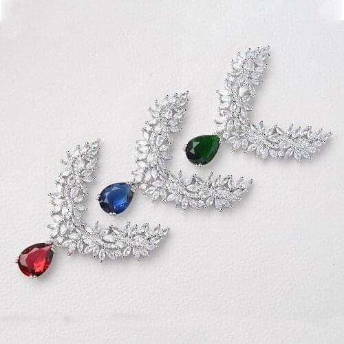 2pcs 55*57mm Womens Silver Paved CZ Necklace Pendant DIY Jewelry Findings