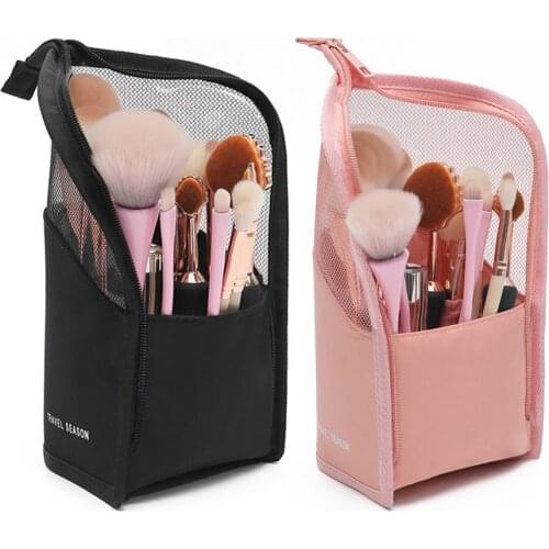 Multifunctionele Make-Up Opbergdoos Rits Cosmetica Opbergtas Waterproof Make-Up Borstel Organizer Travel Carry Case